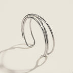 Simple-line open bracelet